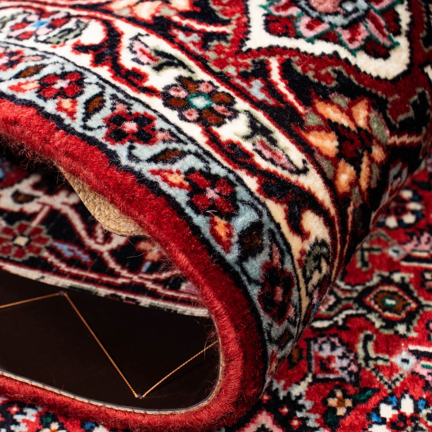 Tapis persan - Bidjar - 243 x 167 cm - rouge