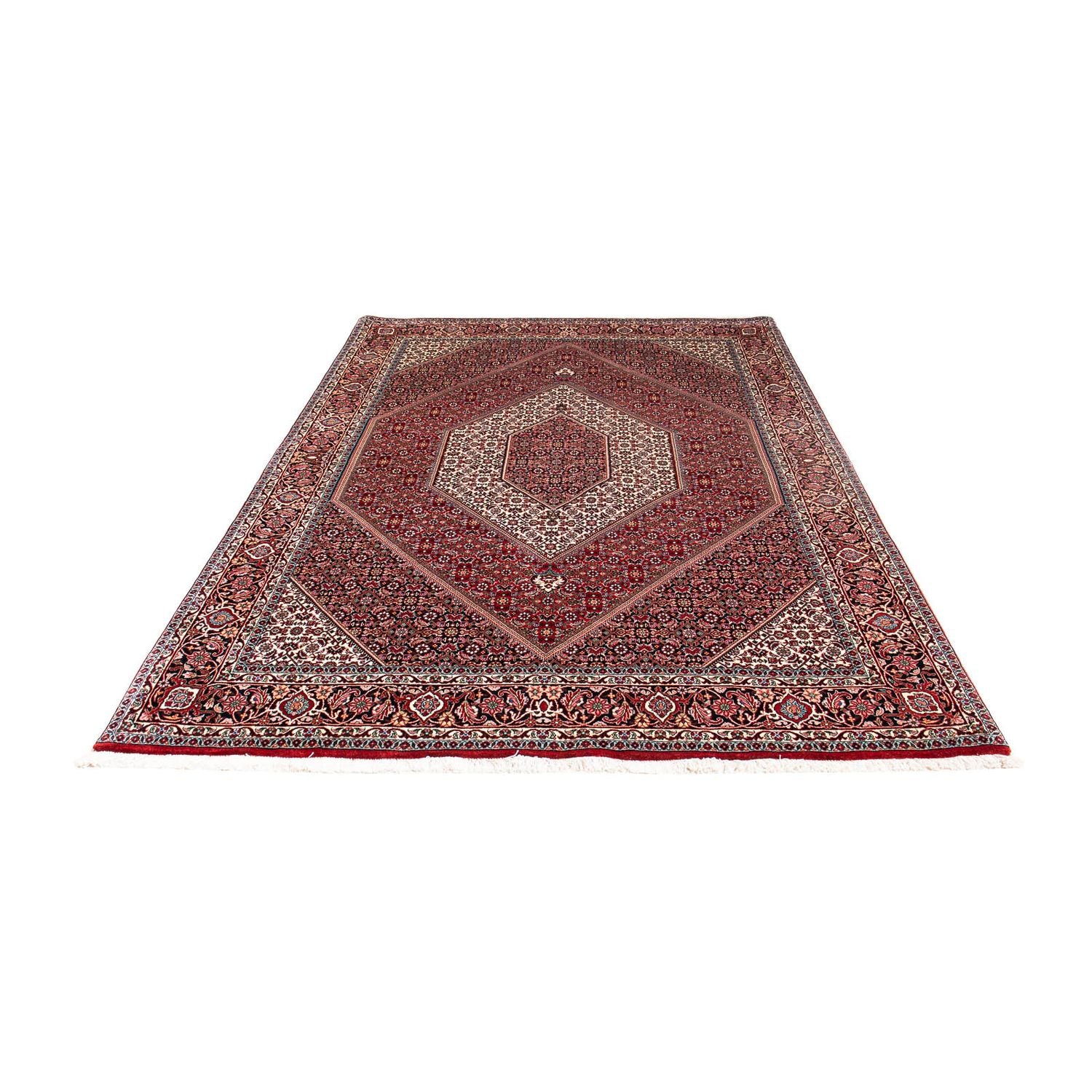 Tapis persan - Bidjar - 243 x 167 cm - rouge