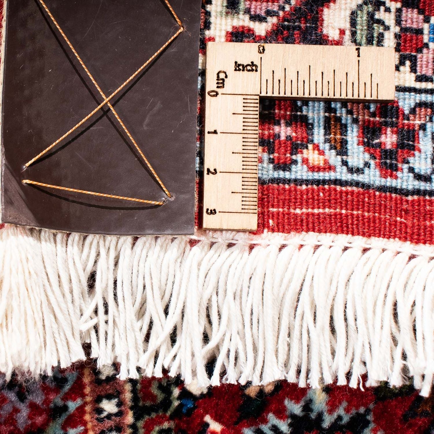 Tapis persan - Bidjar - 243 x 167 cm - rouge