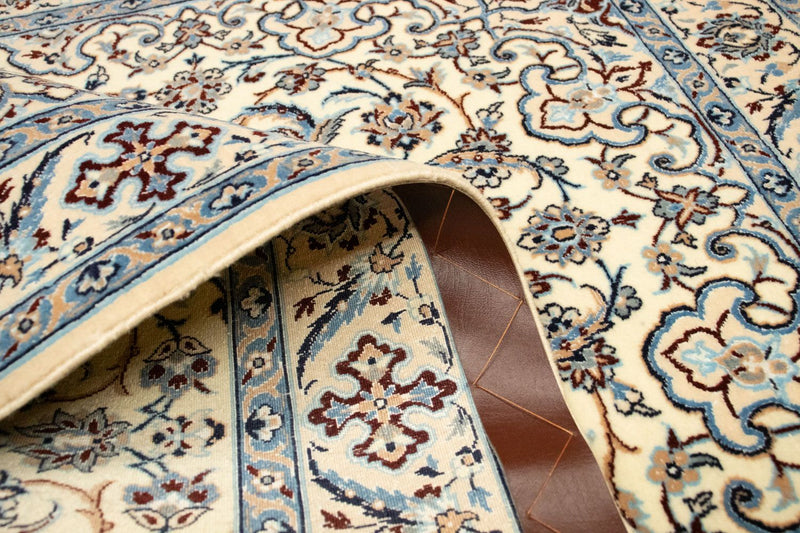 Tapis persan - Nain - Premium - 137 x 90 cm - beige