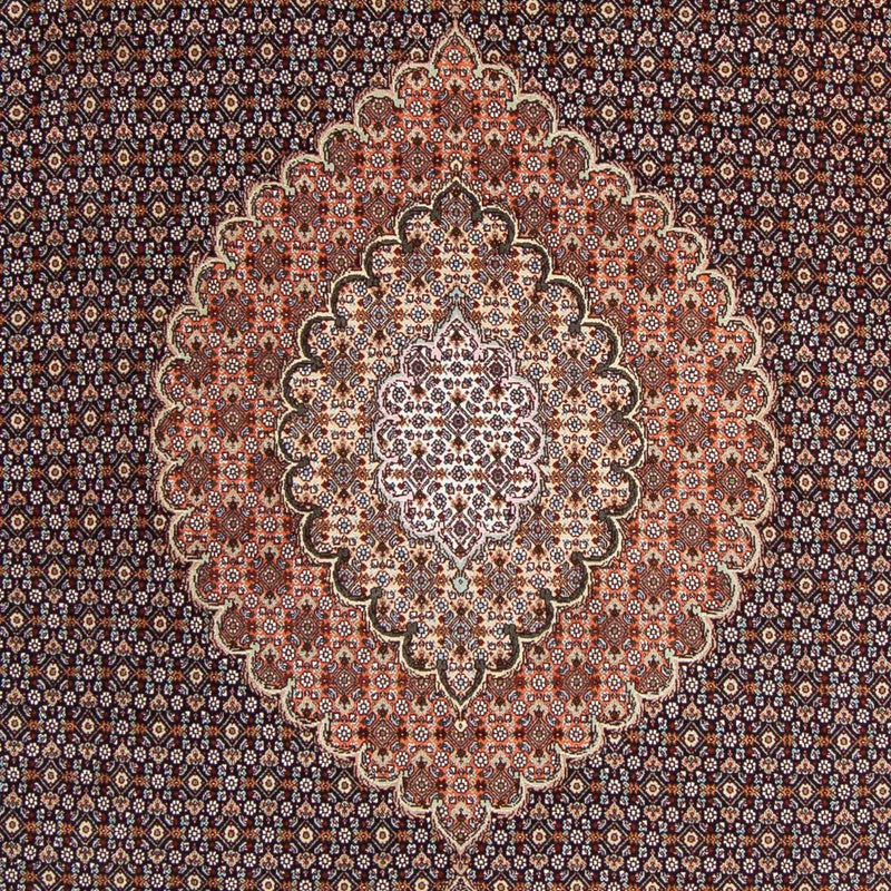 Tapis persan - Tabriz - 295 x 206 cm - marron foncé