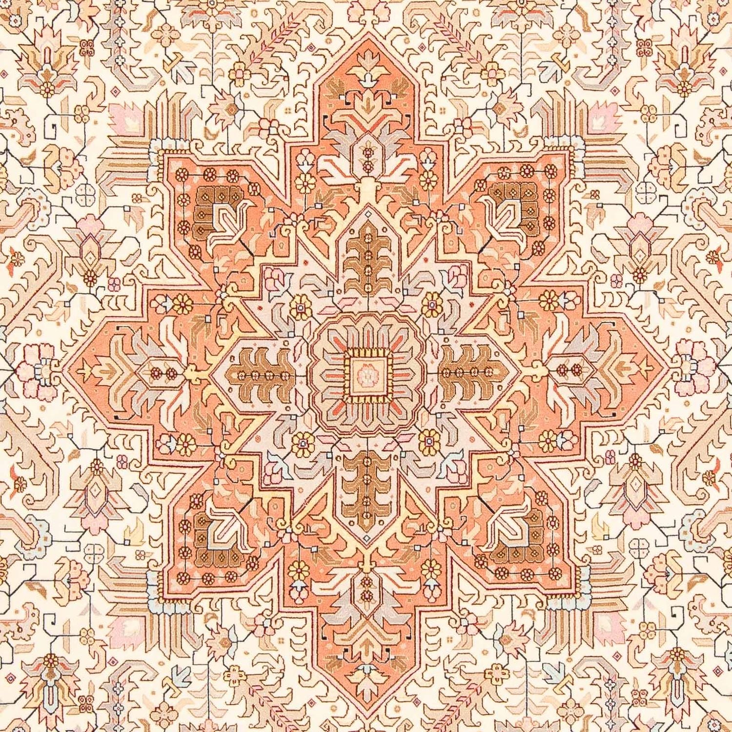 Tapis persan - Tabriz - Royal - 305 x 202 cm - beige