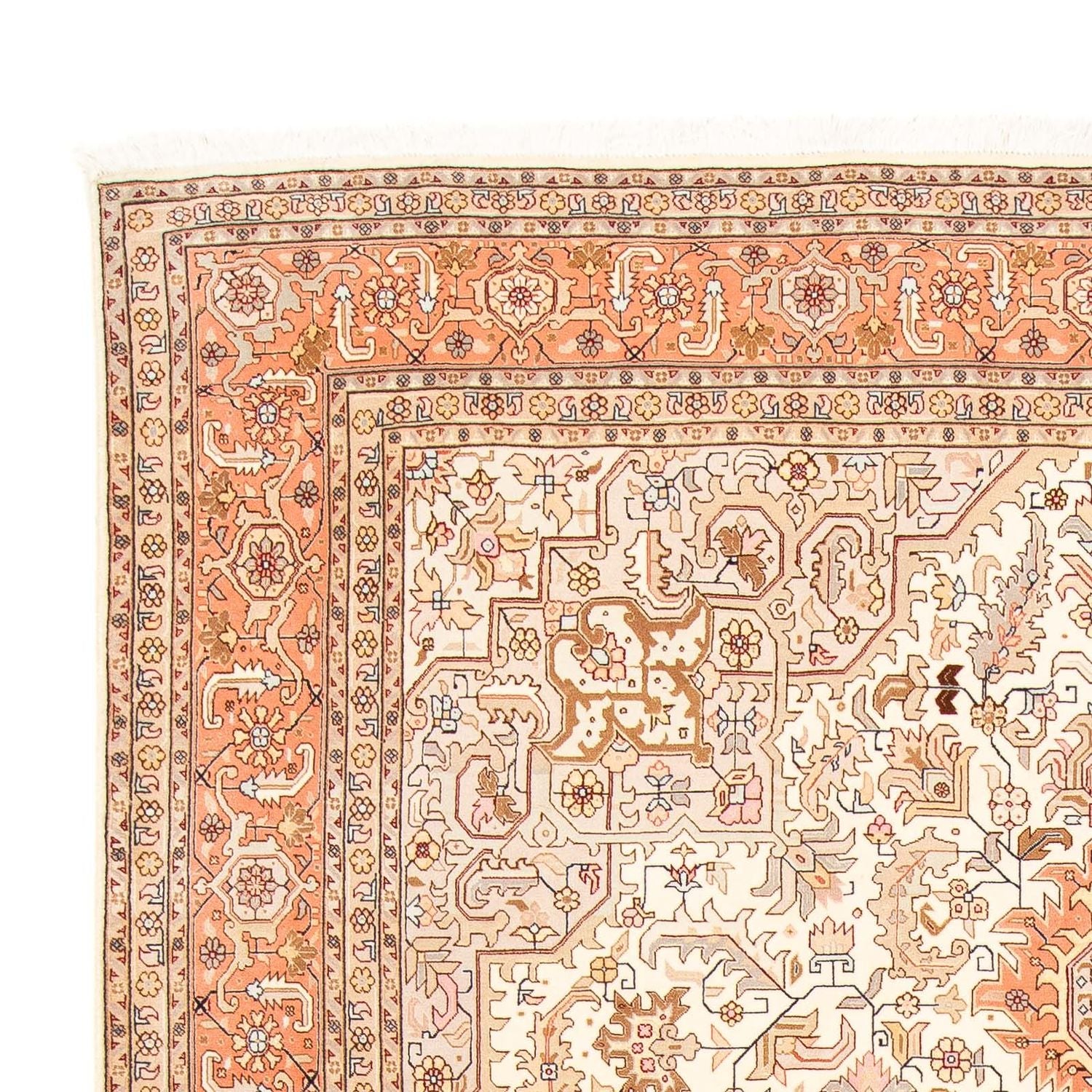 Tapis persan - Tabriz - Royal - 305 x 202 cm - beige