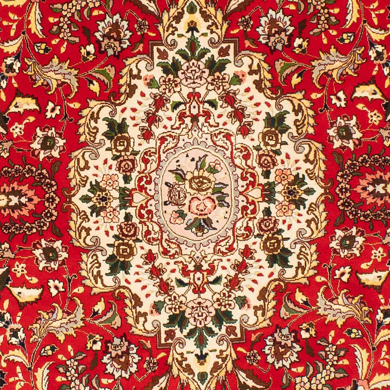 Tapis persan - Tabriz - Royal ovale  - 200 x 130 cm - rouge