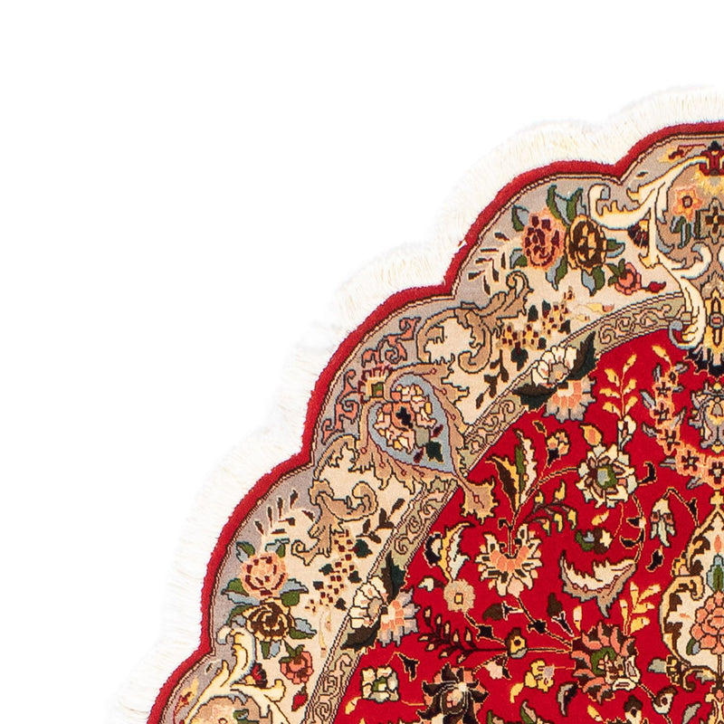 Tapis persan - Tabriz - Royal ovale  - 200 x 130 cm - rouge