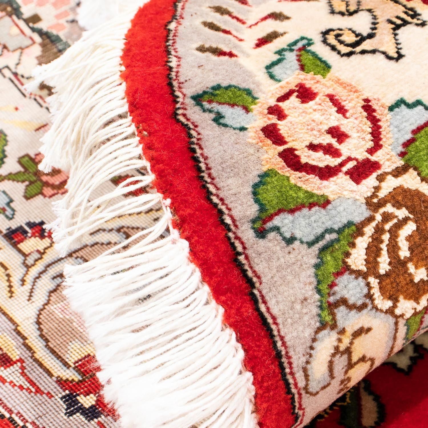 Tapis persan - Tabriz - Royal ovale  - 200 x 130 cm - rouge