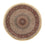 Tapis oriental - Hereke ronde  - 215 x 215 cm - marron clair