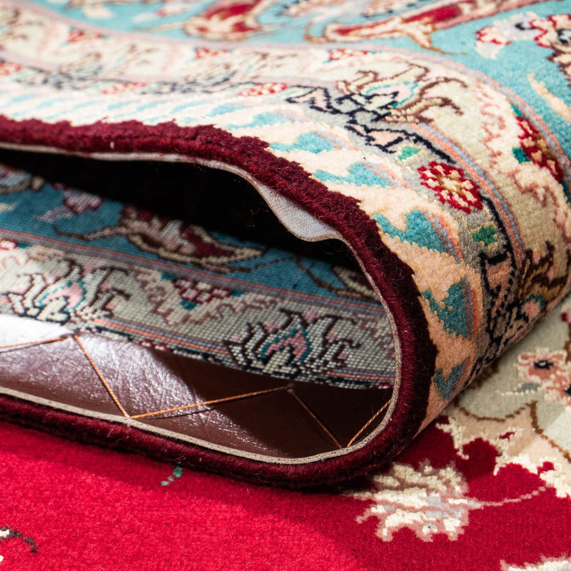 Tapis persan - Tabriz - Royal - 204 x 153 cm - rouge foncé