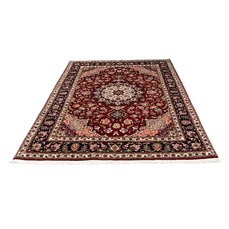 Tapis persan - Tabriz - Royal - 214 x 153 cm - rouge foncé