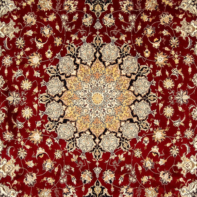 Tapis persan - Tabriz - Royal - 352 x 249 cm - rouge foncé