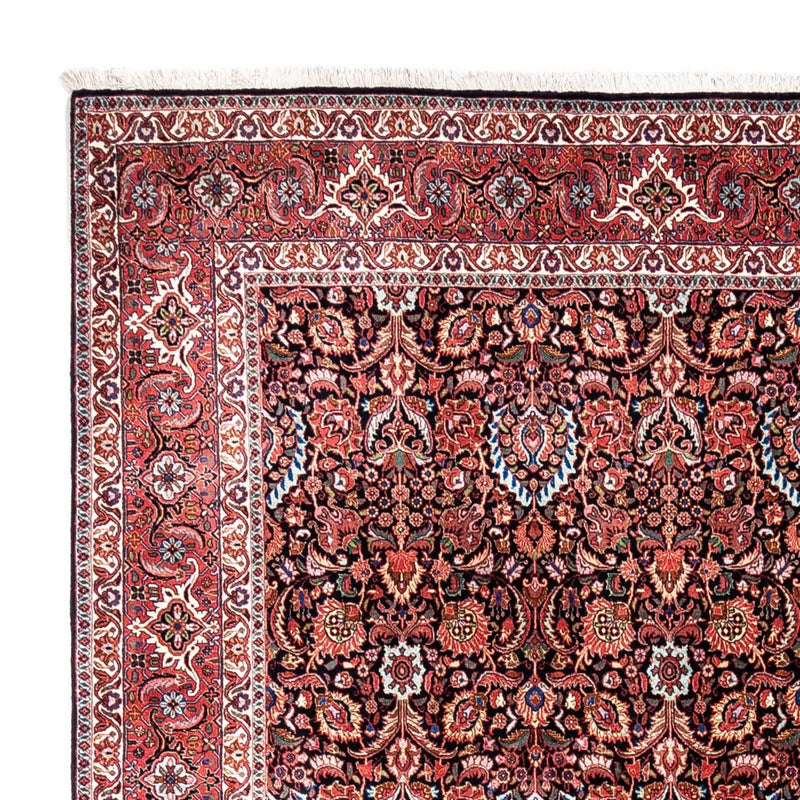 Tapis persan - Bidjar - 342 x 256 cm - bleu foncé