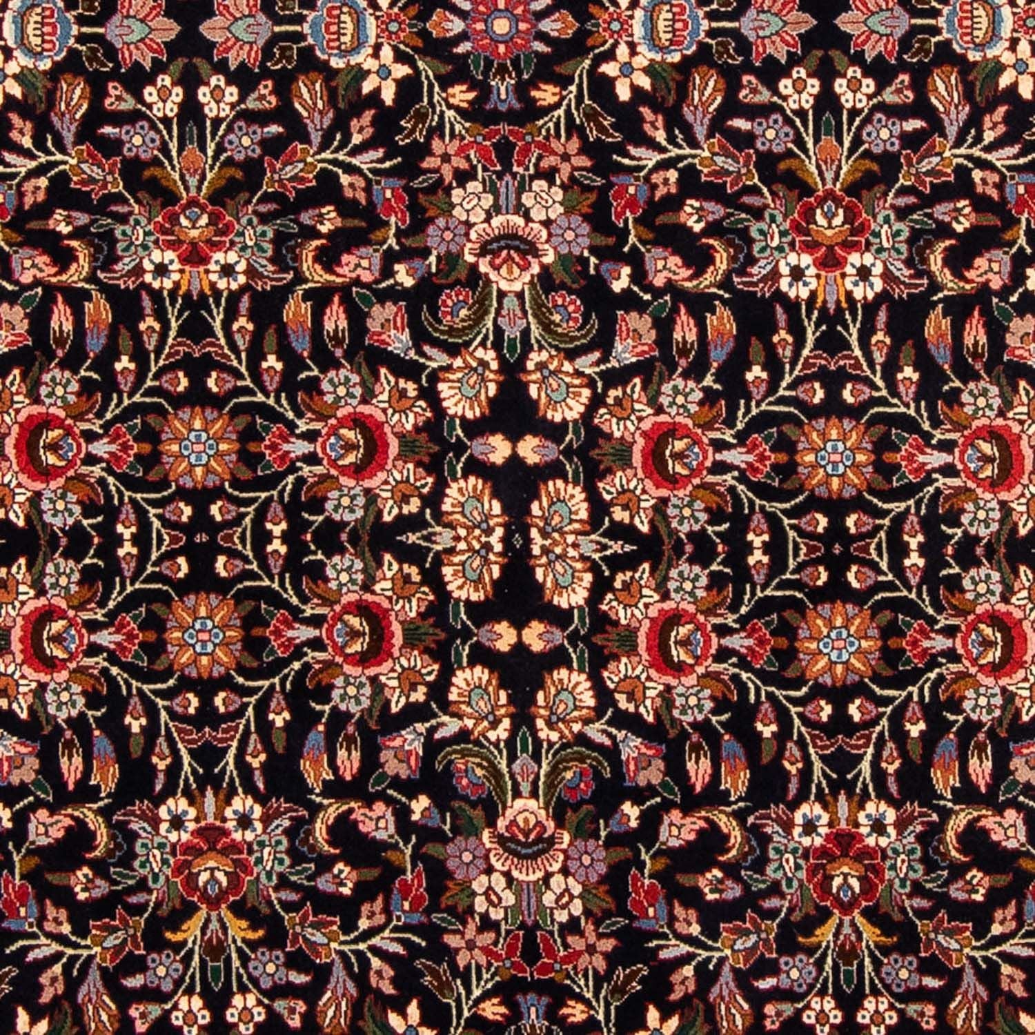 Tapis persan - Bidjar - 266 x 150 cm - bleu foncé