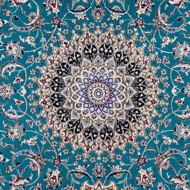 Tapis persan - Nain - Premium - 305 x 201 cm - bleu de mer