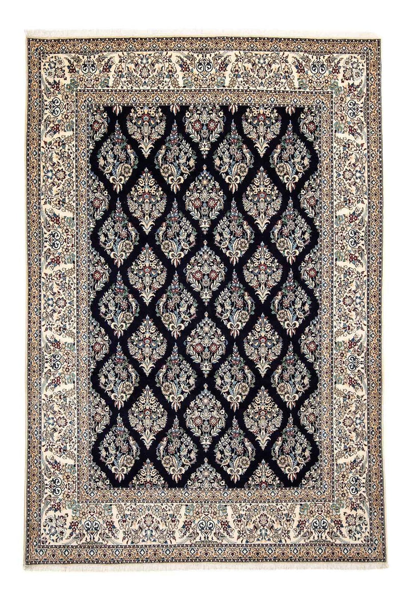 Tapis persan - Nain - Premium - 300 x 207 cm - bleu foncé