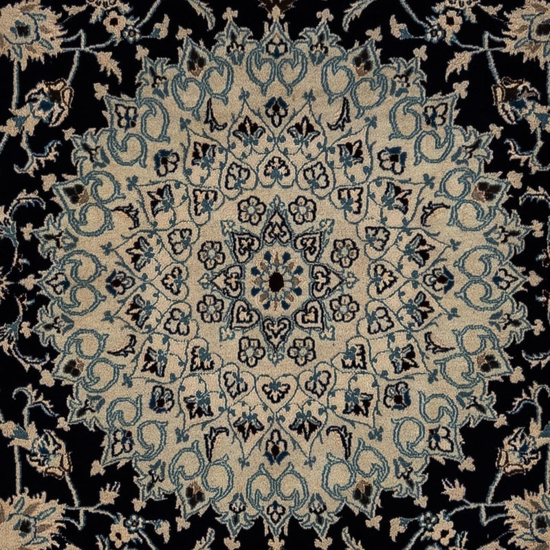 Tapis persan - Nain - Royal - 298 x 252 cm - noir