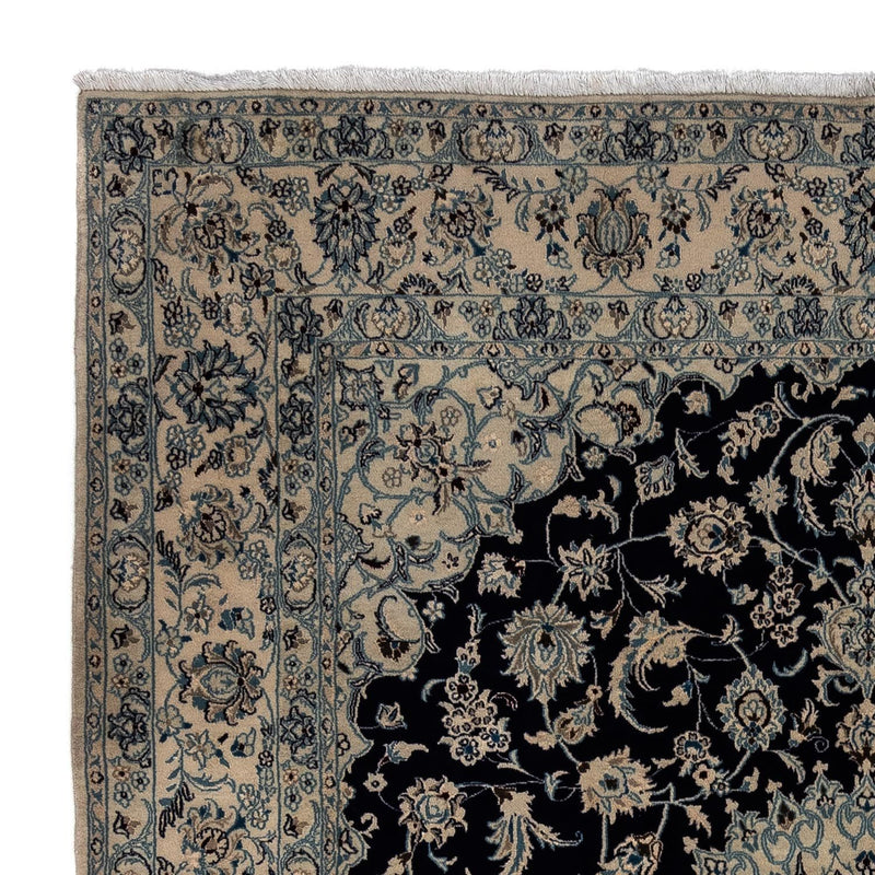 Tapis persan - Nain - Royal - 298 x 252 cm - noir