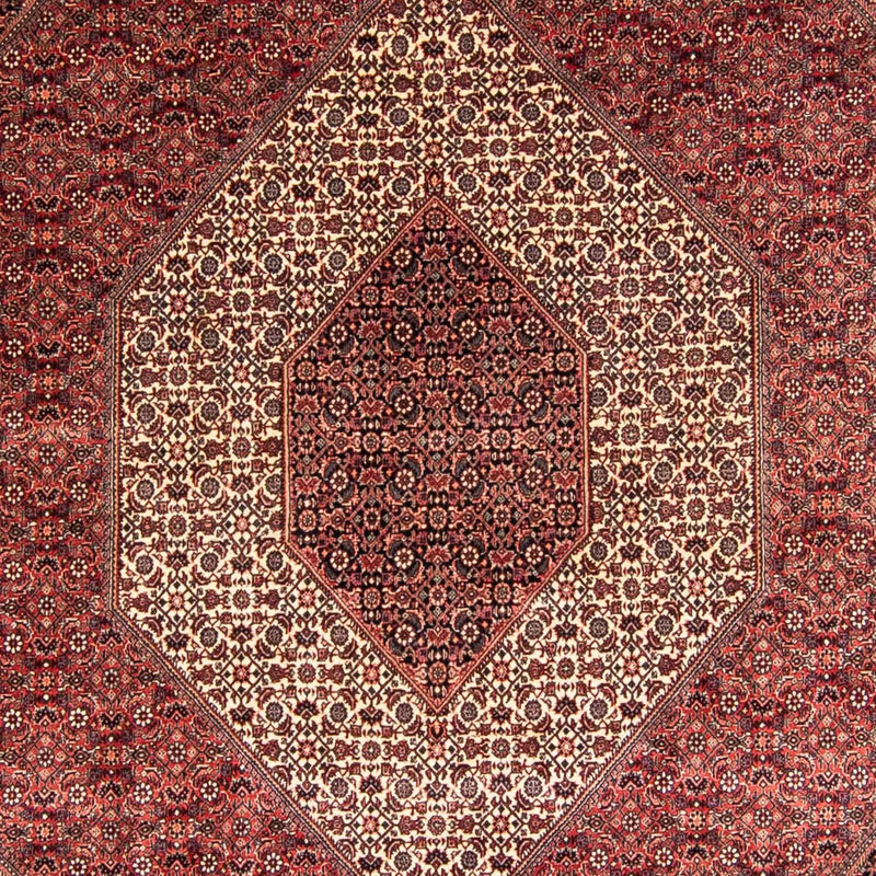 Tapis persan - Bidjar - 340 x 252 cm - rouge clair