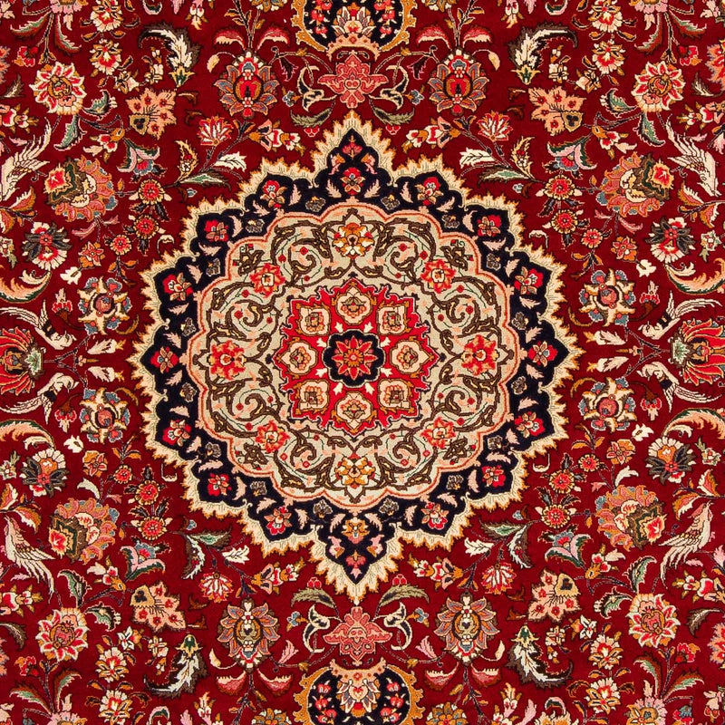 Tapis persan - Tabriz - Royal - 303 x 209 cm - rouge foncé