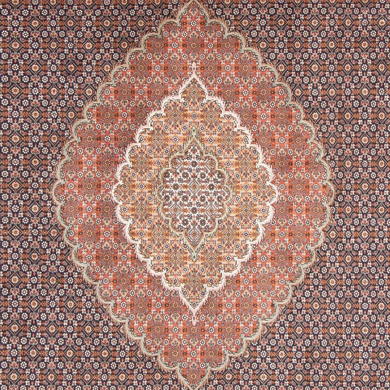 Tapis persan - Tabriz - 310 x 202 cm - bleu foncé
