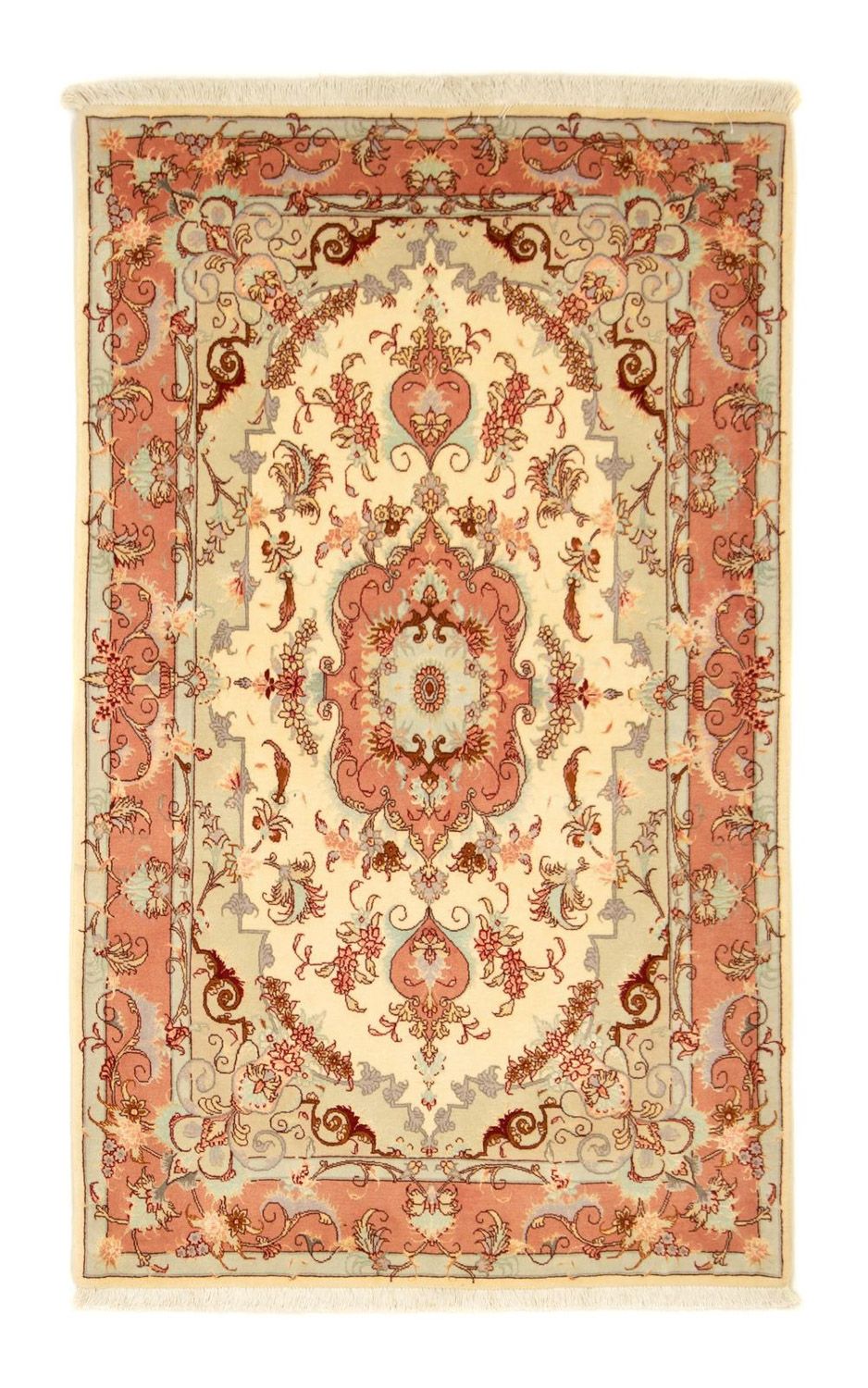 Tapis persan - Tabriz - Royal - 165 x 98 cm - beige