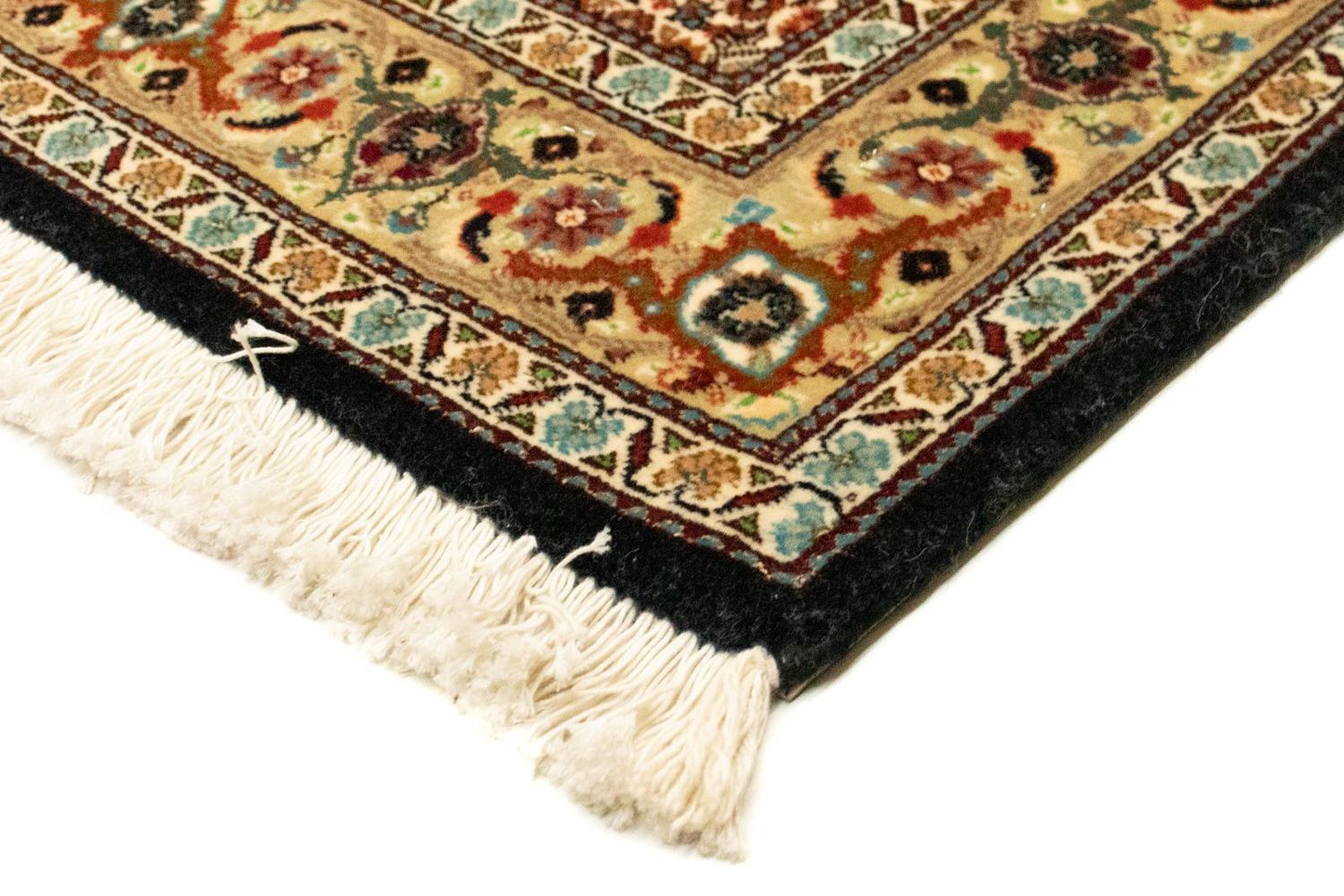 Tapis persan - Tabriz - Royal - 129 x 82 cm - bleu foncé
