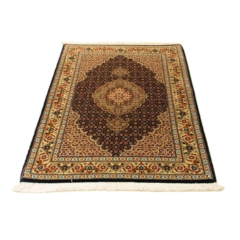 Tapis persan - Tabriz - Royal - 129 x 82 cm - bleu foncé