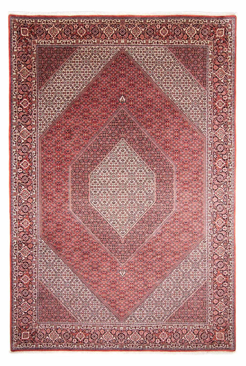 Tapis persan - Bidjar - 355 x 248 cm - rouge clair
