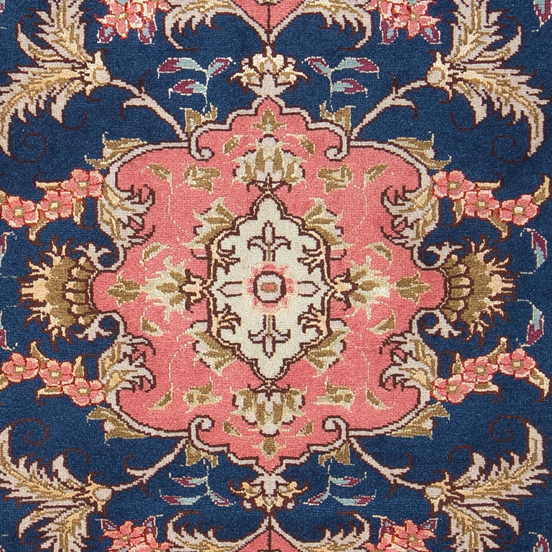 Tapis persan - Tabriz - Royal - 82 x 58 cm - bleu foncé