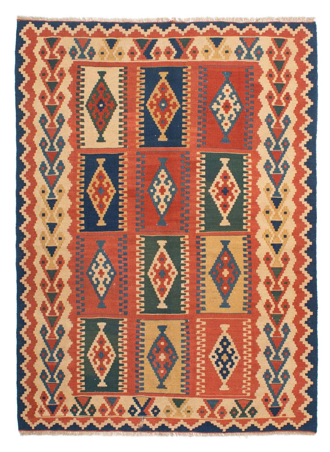 Tapis Kelim - Oriental - 215 x 163 cm - multicolore