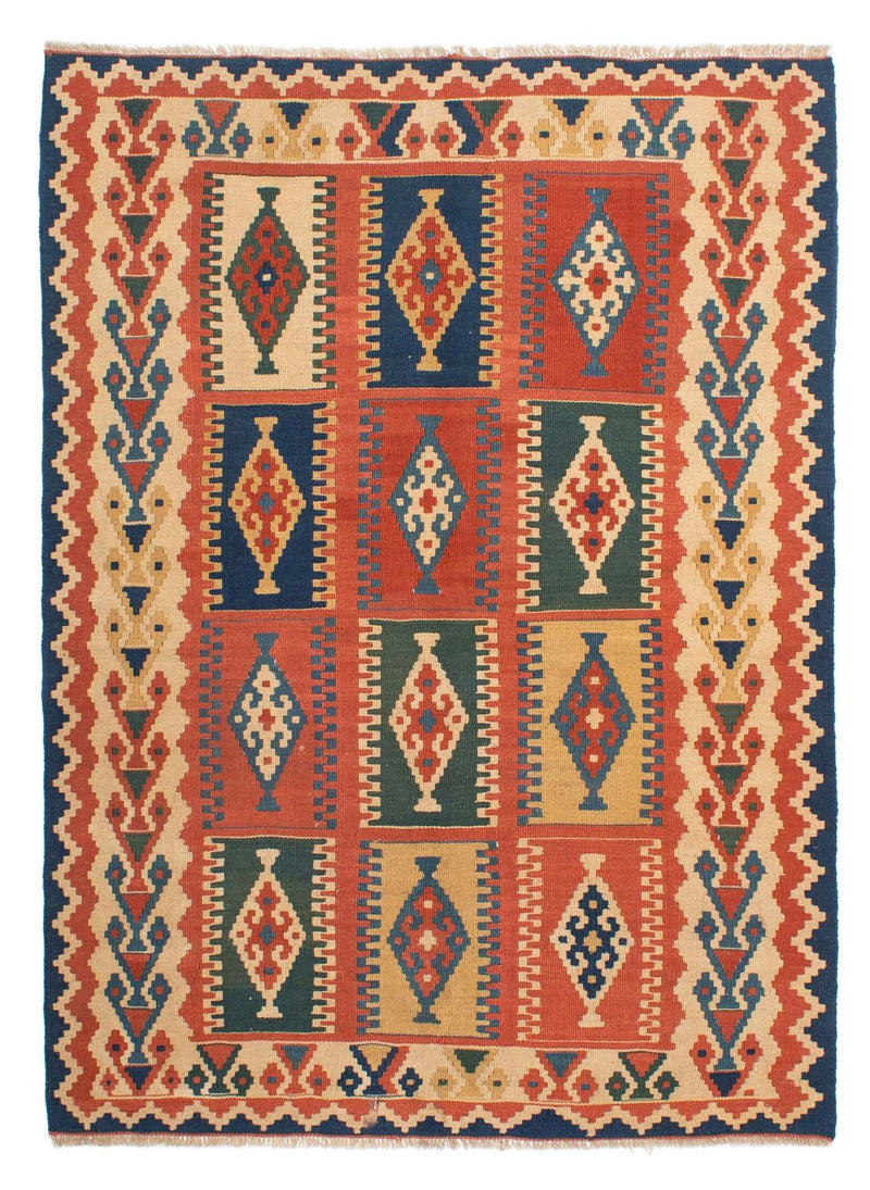 Tapis Kelim - Oriental - 215 x 163 cm - multicolore