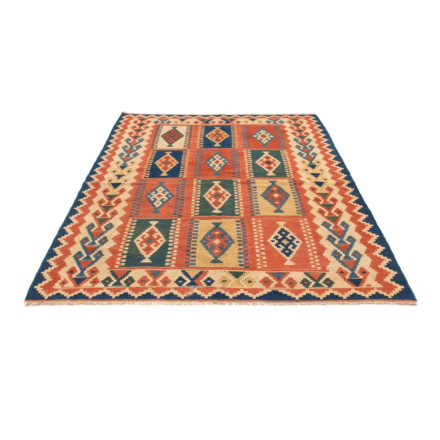 Tapis Kelim - Oriental - 215 x 163 cm - multicolore