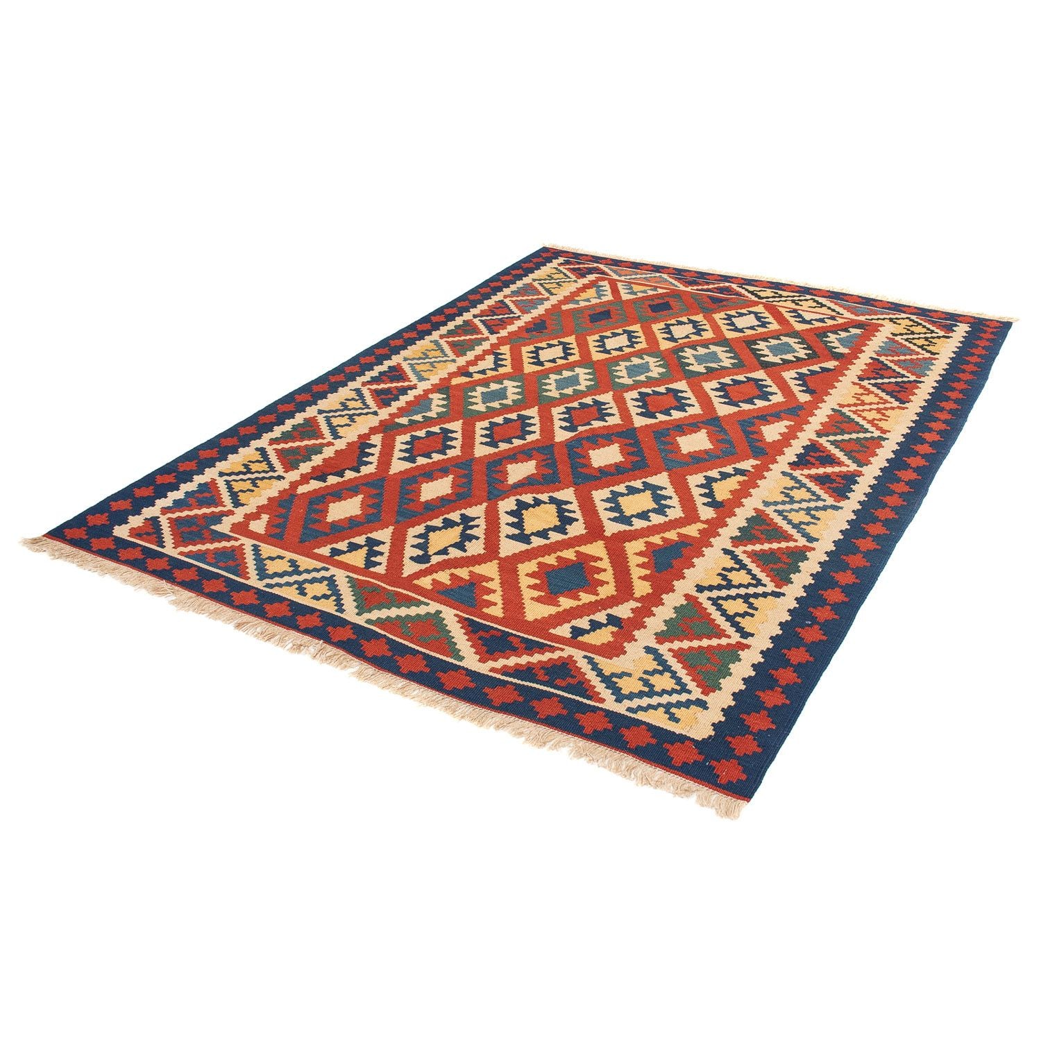 Tapis Kelim - Oriental - 200 x 152 cm - multicolore