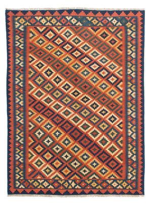 Kelim Teppich - Oriental 202 x 153 cm - mehrfarbig