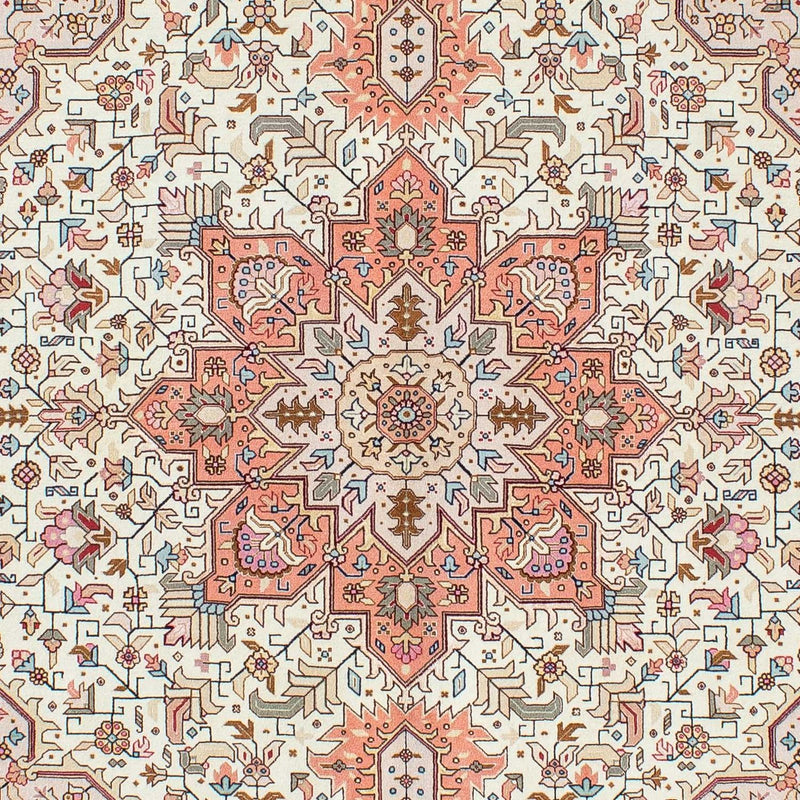 Tapis persan - Tabriz - Royal - 201 x 150 cm - beige