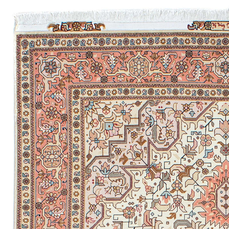 Tapis persan - Tabriz - Royal - 201 x 150 cm - beige