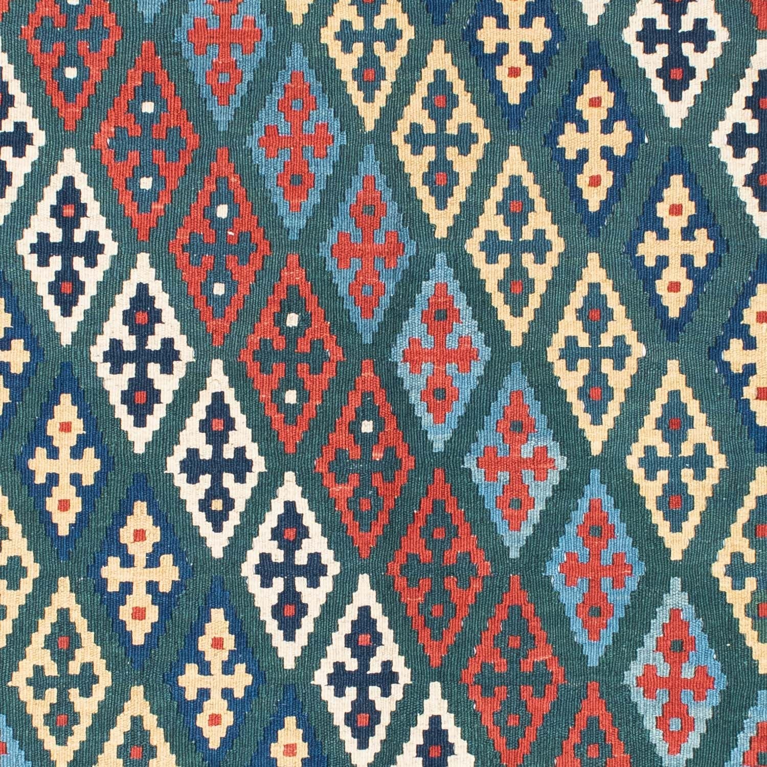 Tapis Kelim - Oriental - 193 x 131 cm - bleu