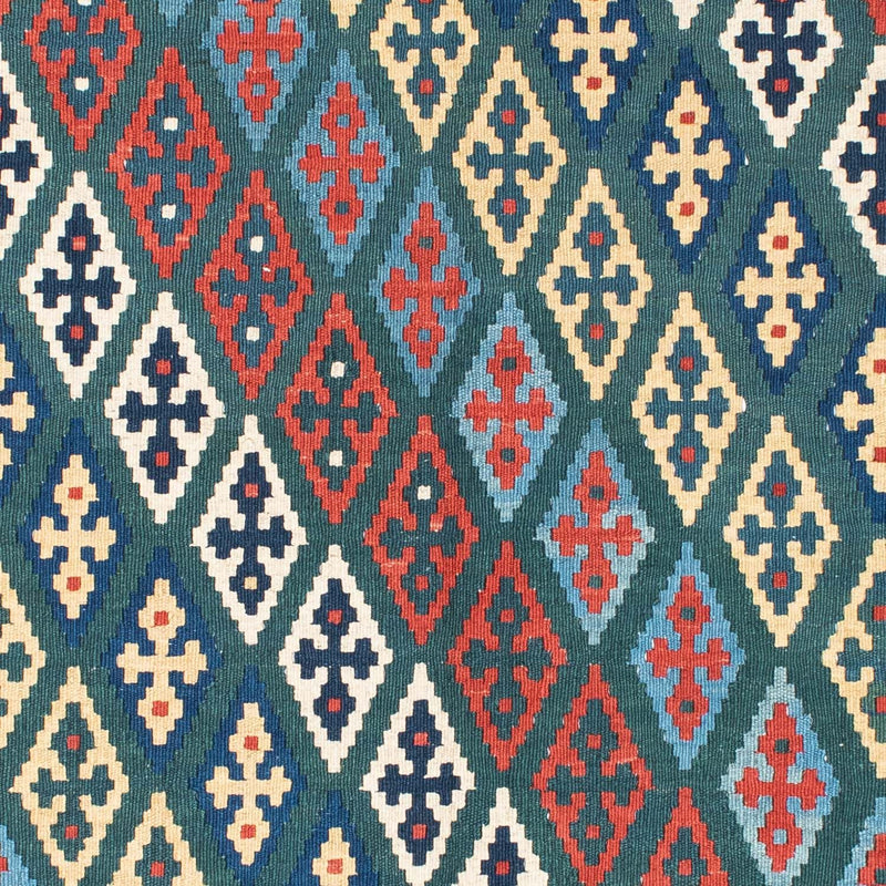 Tapis Kelim - Oriental - 193 x 131 cm - bleu