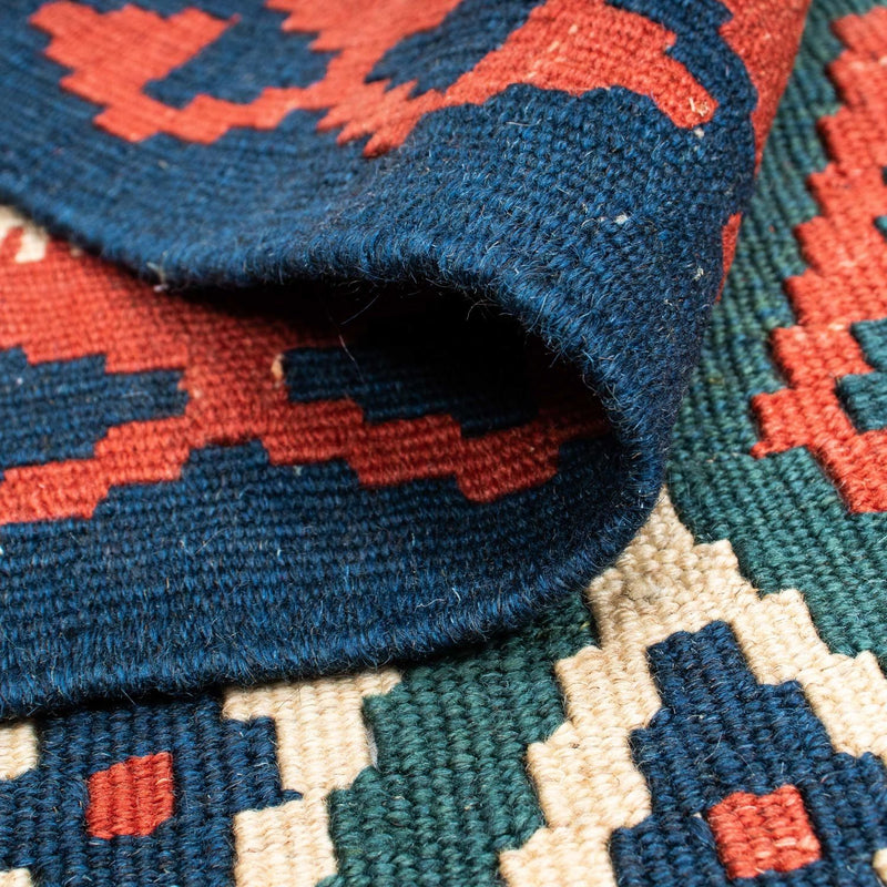 Tapis Kelim - Oriental - 193 x 131 cm - bleu