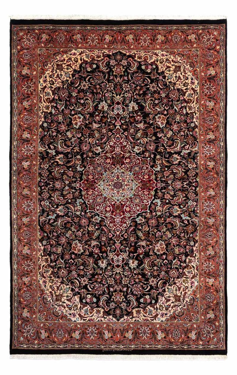 Tapis persan - Tabriz - Royal - 311 x 205 cm - bleu foncé