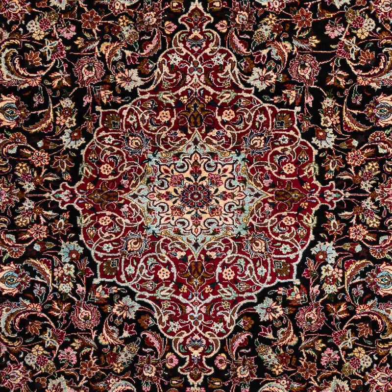 Tapis persan - Tabriz - Royal - 311 x 205 cm - bleu foncé
