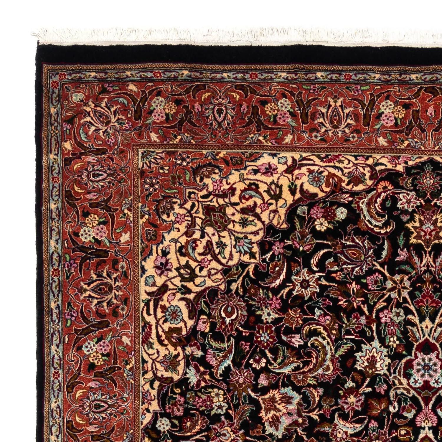 Tapis persan - Tabriz - Royal - 311 x 205 cm - bleu foncé