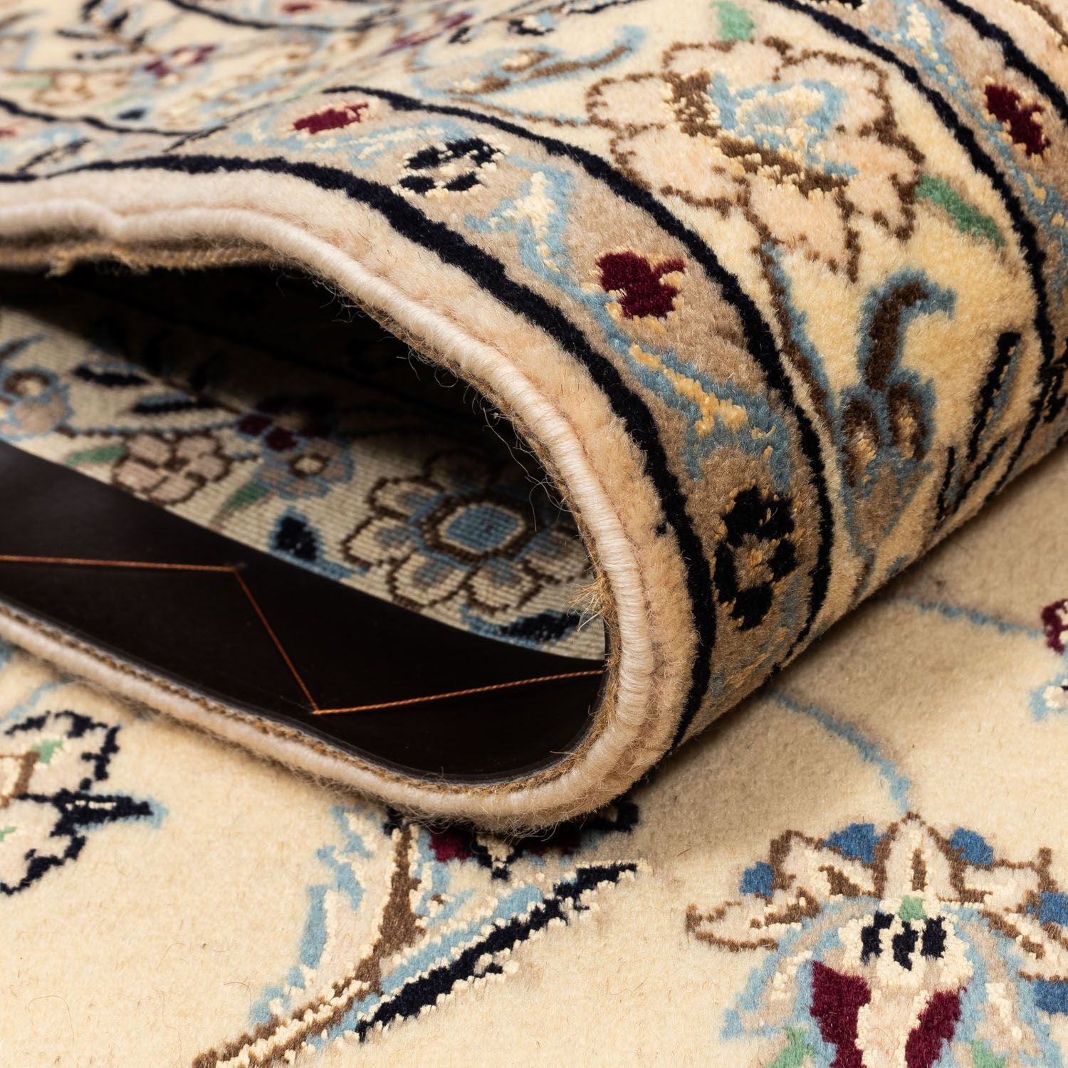 Tapis persan - Nain - Royal - 346 x 249 cm - beige