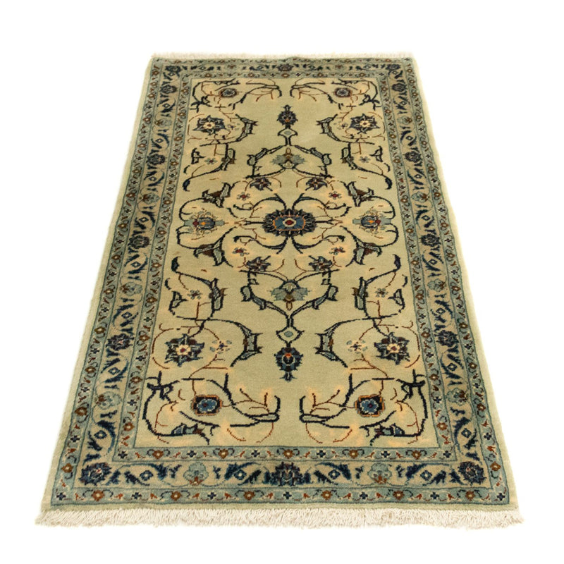 Tapis persan - Keshan - 138 x 69 cm - vert
