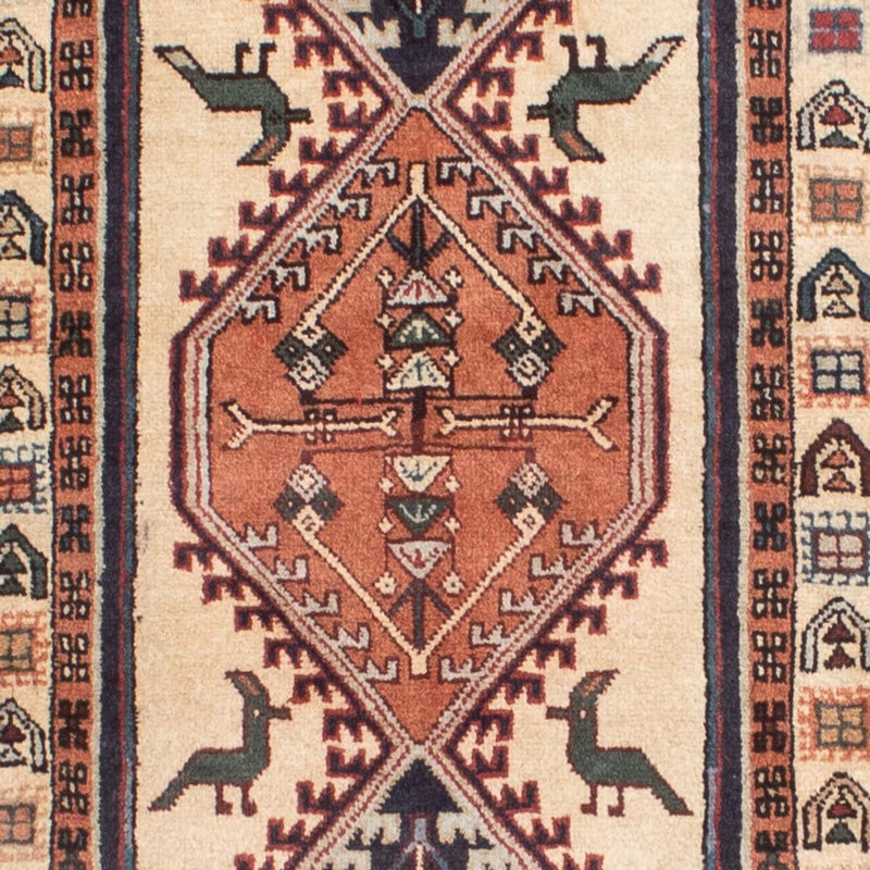Tapis de couloir Tapis persan - Nomadic - 296 x 72 cm - beige