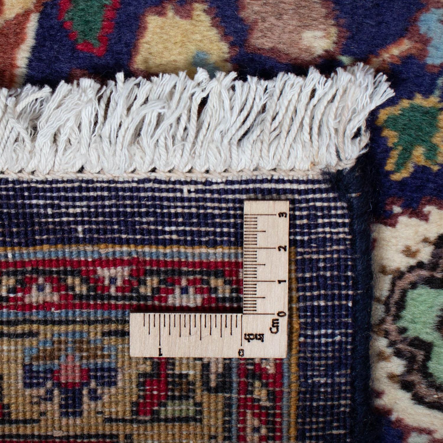 Tapis persan - Tabriz - 310 x 205 cm - bleu foncé
