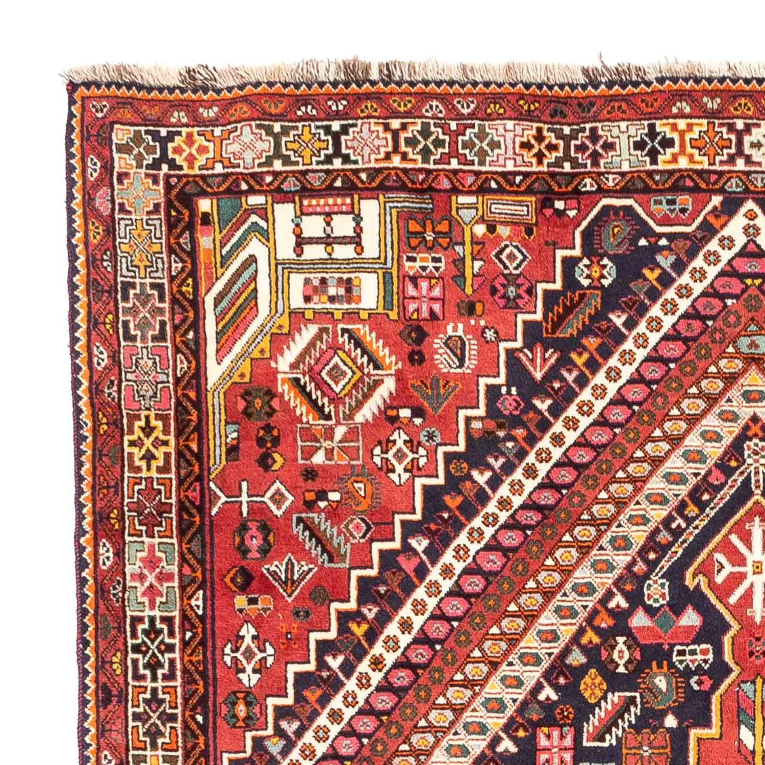 Tapis persan - Nomadic - 262 x 172 cm - rouge clair