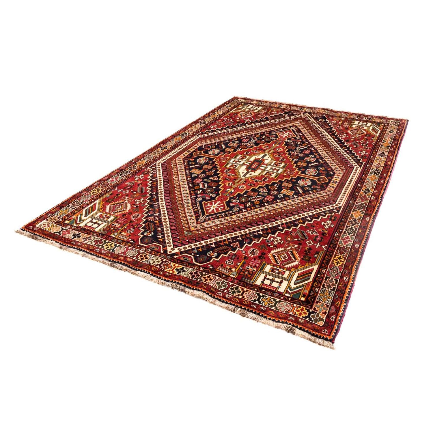 Tapis persan - Nomadic - 262 x 172 cm - rouge clair