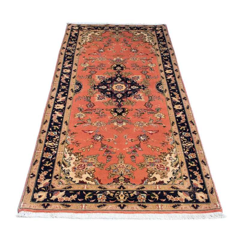 Tapis de couloir Tapis persan - Tabriz - Royal - 206 x 82 cm - rouille