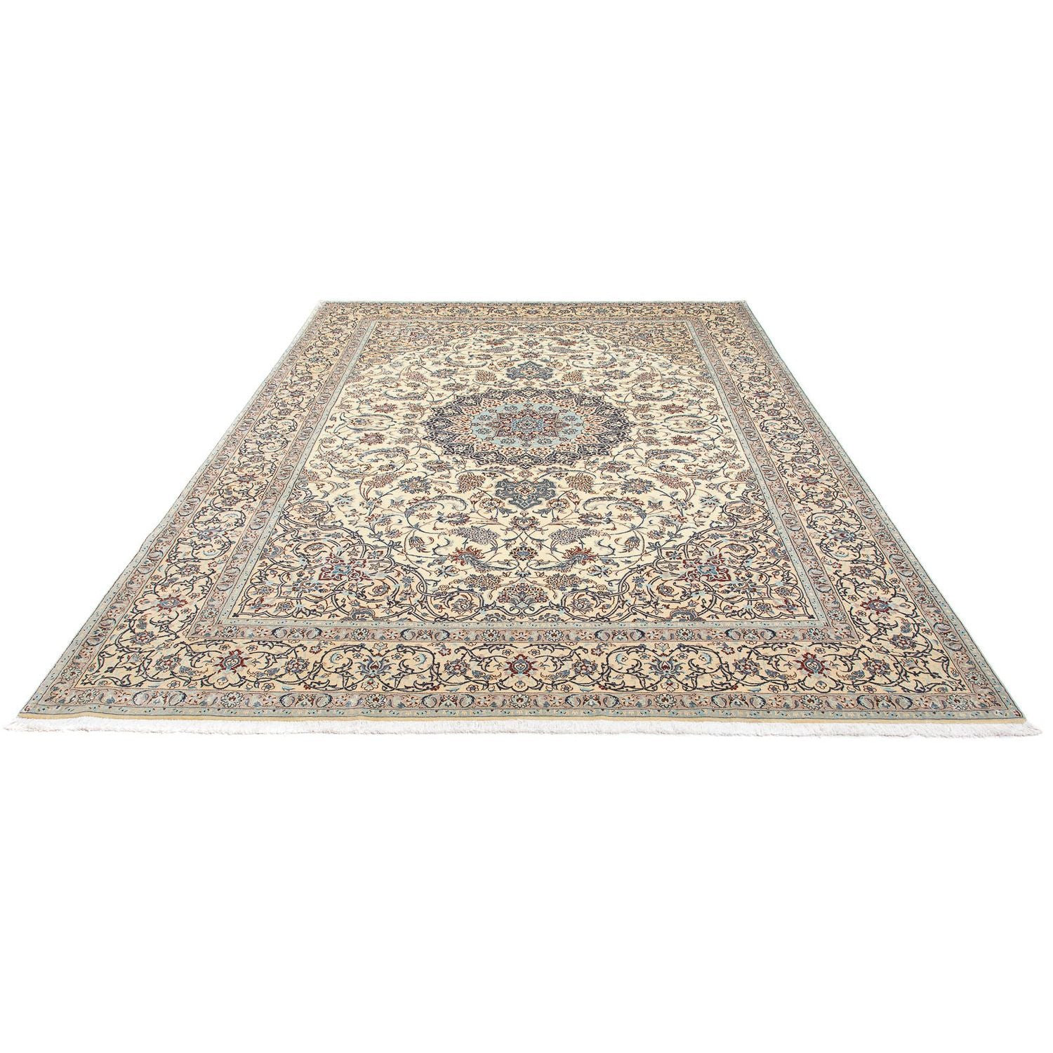 Tapis persan - Nain - Premium - 310 x 213 cm - beige