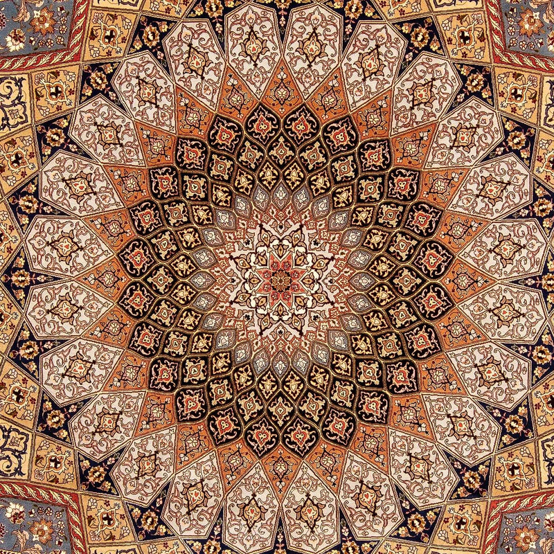 Tapis persan - Tabriz - Royal - 358 x 253 cm - marron clair